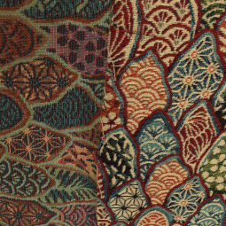 Tissu jacquard - Mochi Multicolore