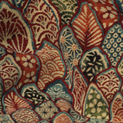 Tissu jacquard - Mochi Multicolore