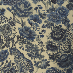 Tissu toile - Shere khan encre