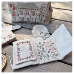Kit de broderie - Porte aiguilles-ciseaux des brodeuses