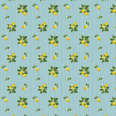 Tissu coton - Lemons mint