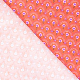 Tissu coton - Graphic flower