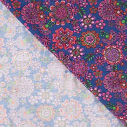 Tissu velours milleraie - Alphonse royal