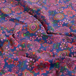 Tissu velours milleraie - Alphonse royal