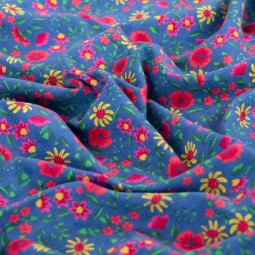 Tissu velours milleraie - Bernard