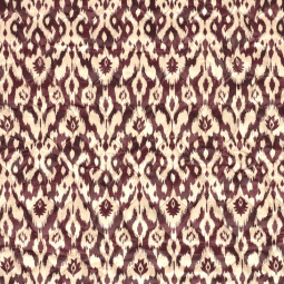 Tissu matelassé velours - Indienne bordeaux