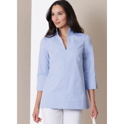 Patron Butterick 7080 - Chemisier à col montant