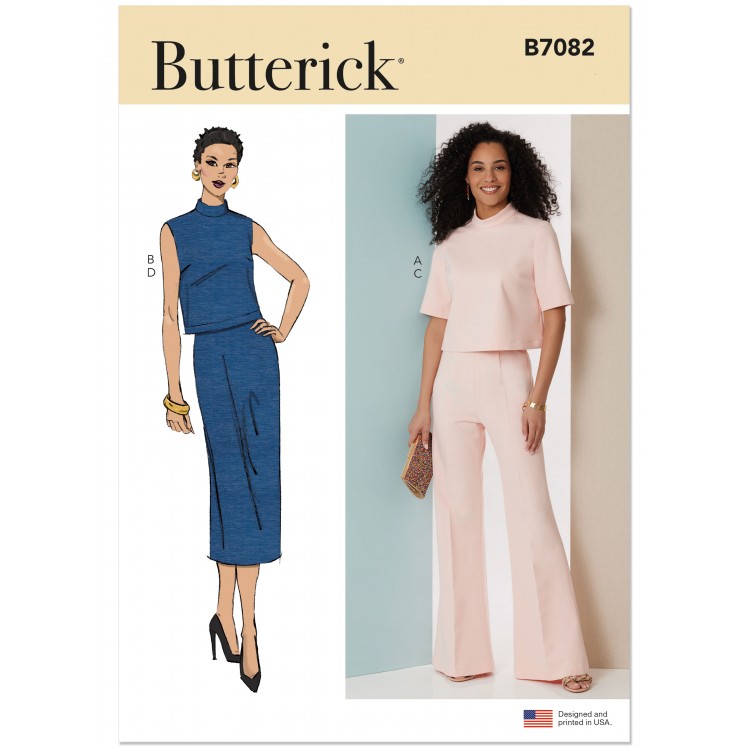 Patron Butterick 7082 - Ensemble femme