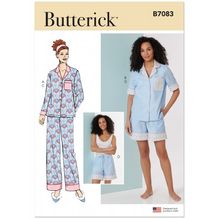 Patron Butterick 7083 - Pyjama