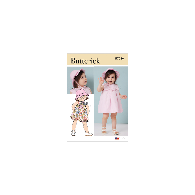 Patron Butterick 7086 - Robe sans manche