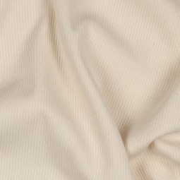 Tissu jersey côtelé - Naturel