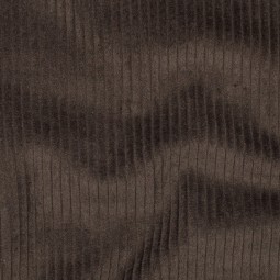Tissu velours grosses côtes - Dark brown