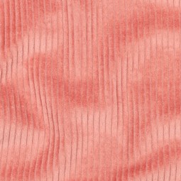 Tissu velours grosses côtes - Old rose