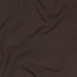 Tissu jersey biologique - Dark brown