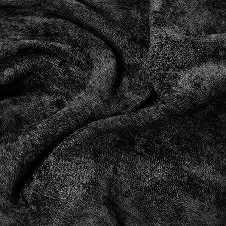 Tissu velours extensible - Texture noir