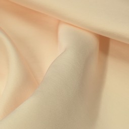 Tissu polyester viscose - Satiné beige rosé