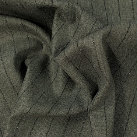 Tissu polyester viscose - Rayures paillettes