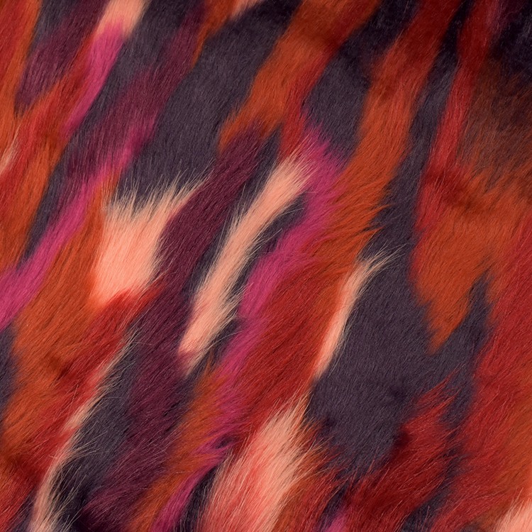 Tissu fausse fourrure - Traces