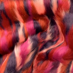 Tissu fausse fourrure - Traces