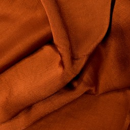 Tissu polyester viscose - Texture satin caramel