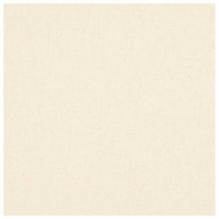 Tissu cretonne uni - Ecru