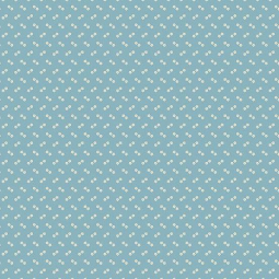 Tissu Laundry Basket Quilts - Special delivery double daisy blueberry