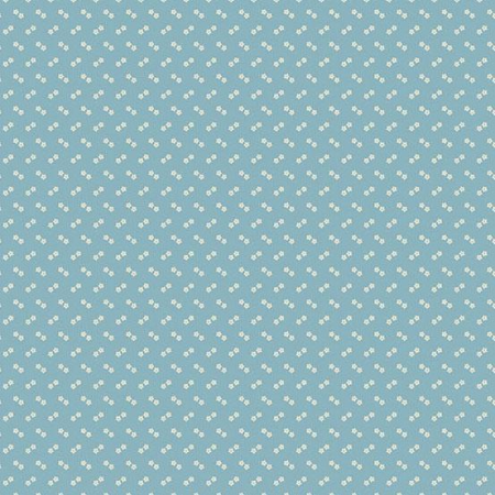 Tissu Laundry Basket Quilts - Special delivery double daisy blueberry