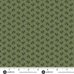 Tissu Jo Morton - Trunk treasures - Gathering olive