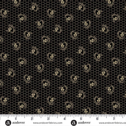 Tissu Jo Morton - Trunk treasures - Lacework Ebony