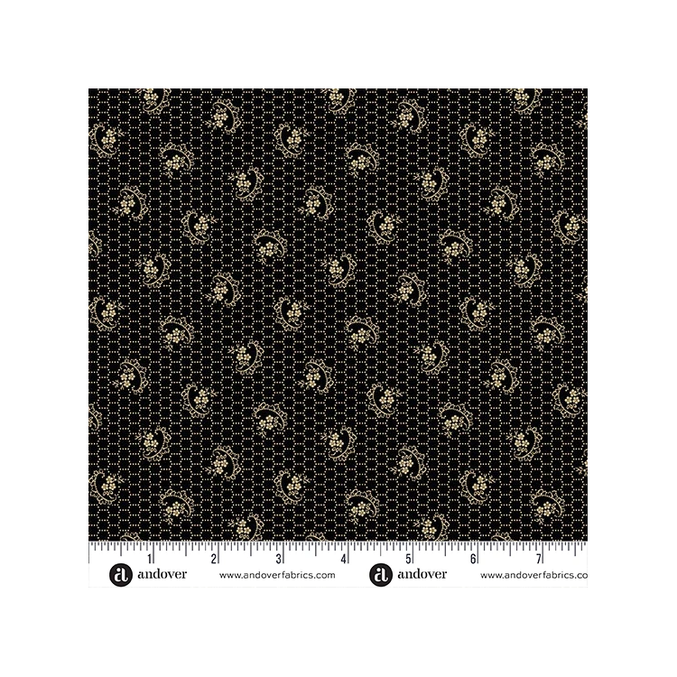 Tissu Jo Morton - Trunk treasures - Lacework Ebony