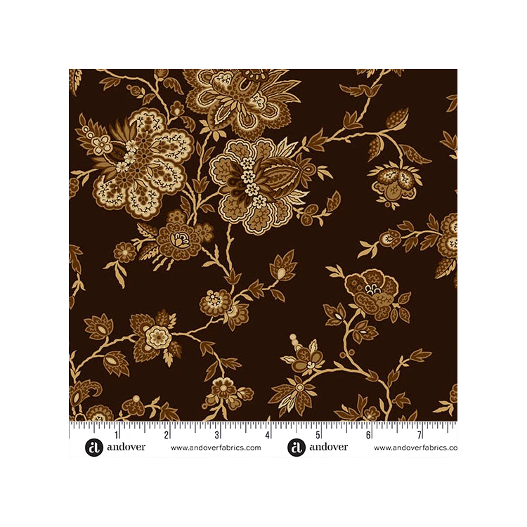 Tissu Jo Morton - Trunk treasures - Regency ebony