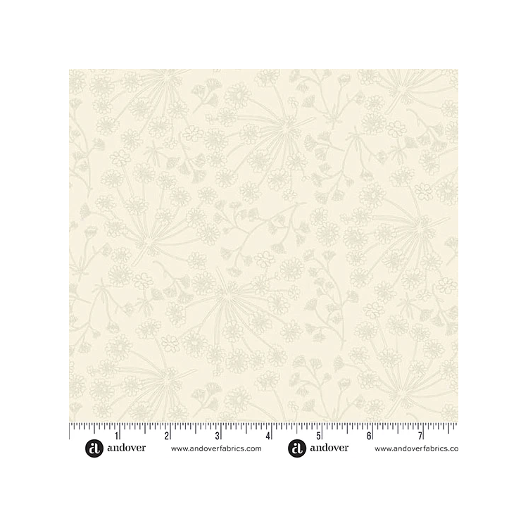 Tissu Gudrun Erla of GE design - Nordic summer - Angelica buttermilk