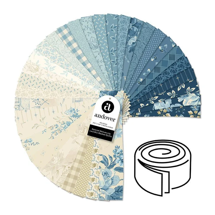 Jelly roll - Special delivery by laundry basket quilts