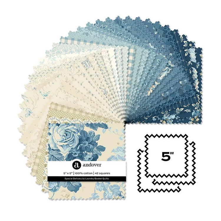Charm pack - Special delivery by Laundry Basket Quilts