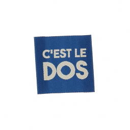 Étiquettes fantaisies Bohin - C'est le dos