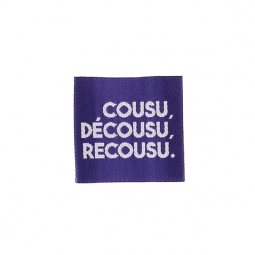 Étiquettes fantaisies Bohin - Cousu, décousu, recousu.
