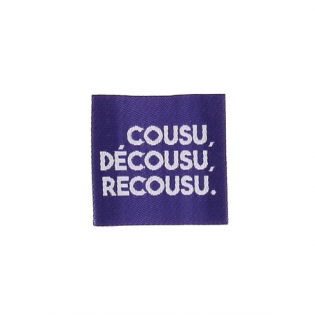 Étiquettes fantaisies Bohin - Cousu, décousu, recousu.