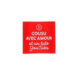 Étiquettes fantaisies Bohin - Cousu avec amour et un tuto Youtube