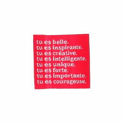 Étiquettes fantaisies Bohin - Tu est belle. Tu es inspirante. Tu es créative. Tu es intelligente...