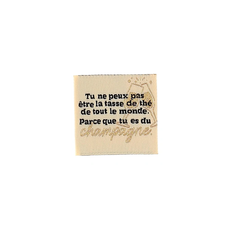 Étiquettes fantaisies Bohin - Tu ne peux pas être la tasse de thé de tout le monde.