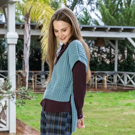 Kit de tricot - Pull sans manches - Basic merino