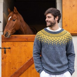Kit de tricot - Pull top down - Basic merino