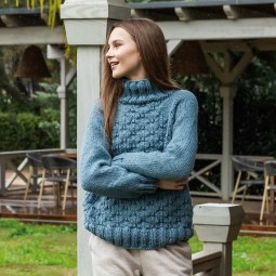 Kit de tricot - Pull top down - Big merino