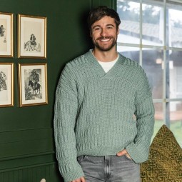 Kit de tricot - Pull col V - Merino aran