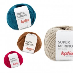 Kit de tricot - Pull motif géométrique - Super Merino