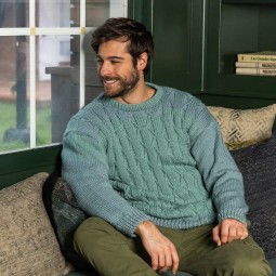 Kit de tricot - Pull motif géométrique - Super Merino