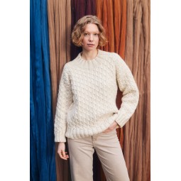 Kit de tricot - Pull top down Nancy - Naturalis