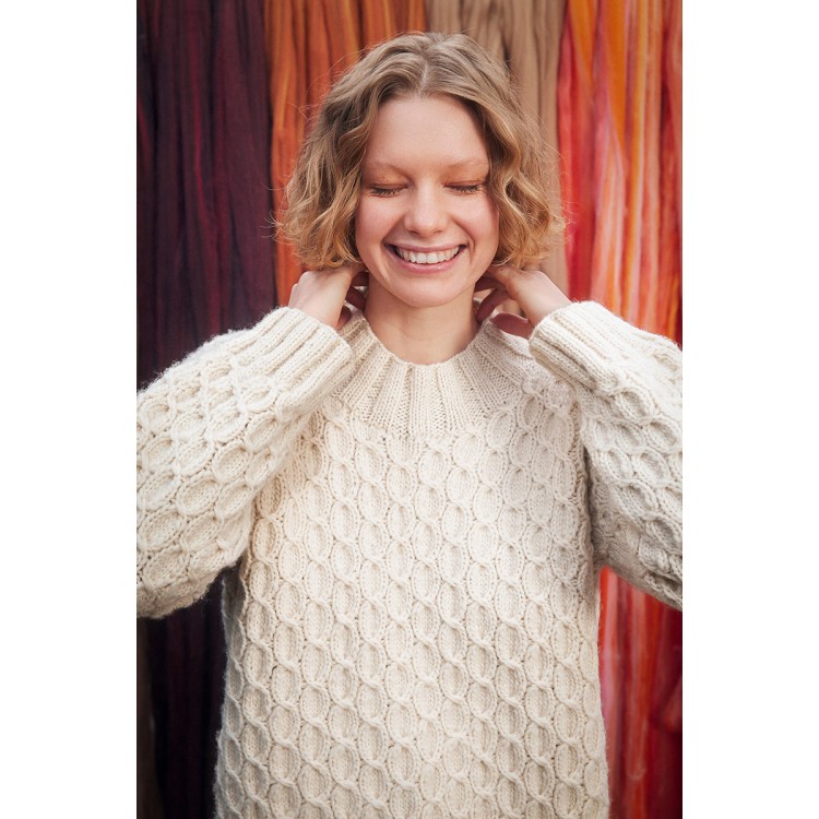 Kit de tricot - Pull top down Nancy - Naturalis
