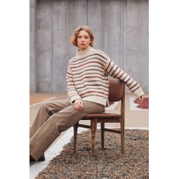 Kit de tricot - Pull top down Neel - Naturalis