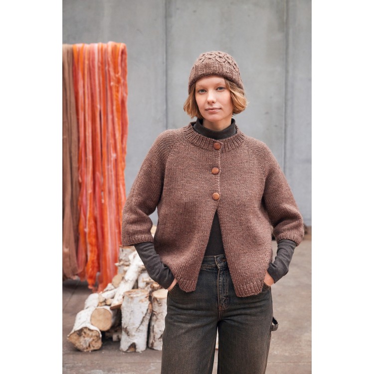 Kit de tricot - Gilet top down Nathalie - Naturalis